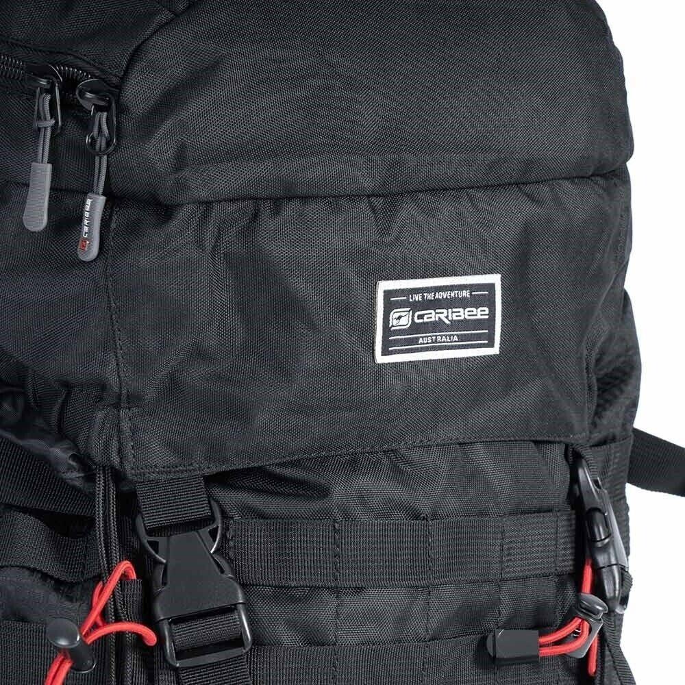 Caribee Pulse 80 Hiking Trekking Rucksack Backpack 80 Litre Black
