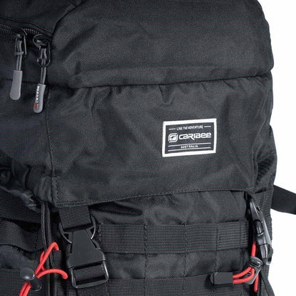 Caribee Pulse 80 Hiking Trekking Rucksack Backpack 80 Litre Black