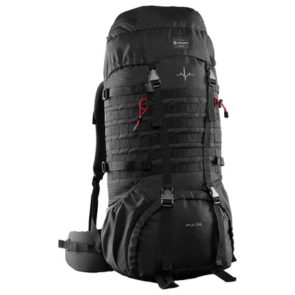 Caribee Pulse 80 Hiking Trekking Rucksack Backpack 80 Litre Black