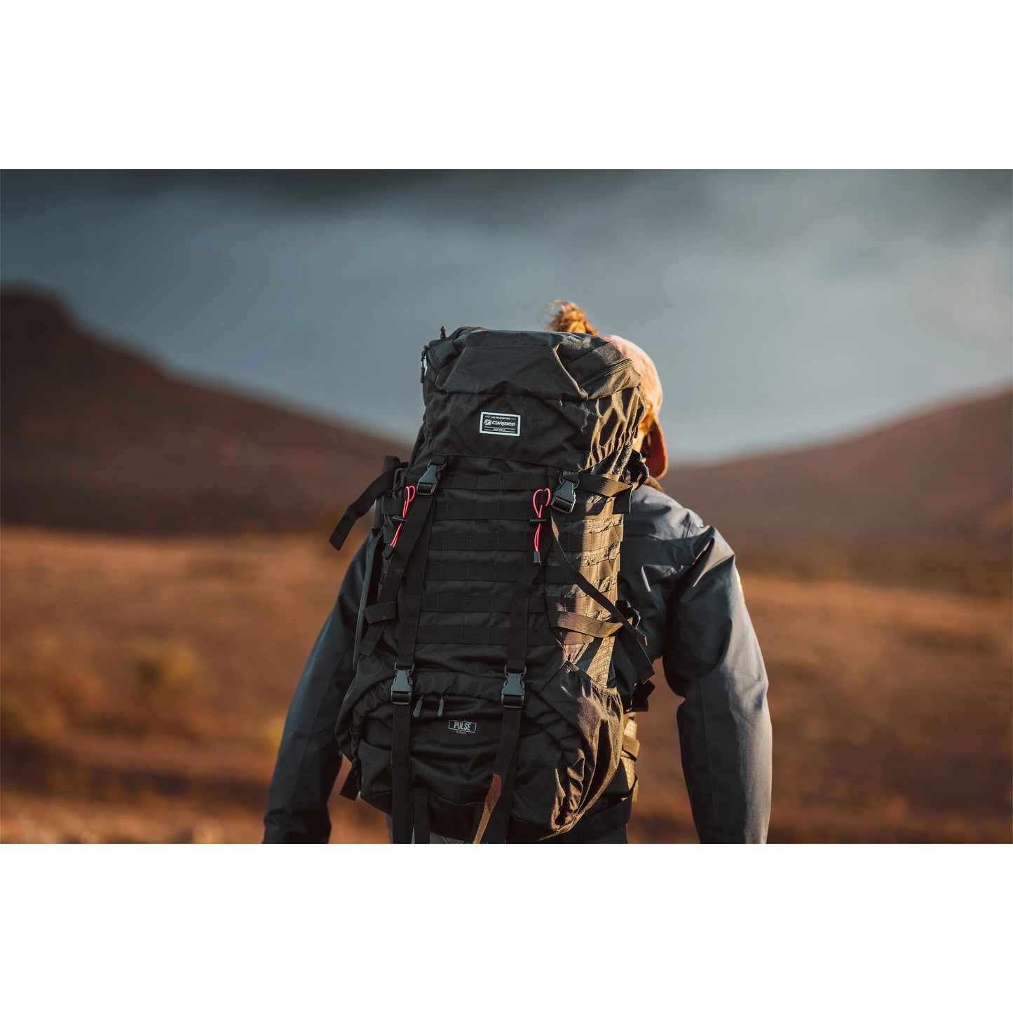 Caribee Pulse 80 Hiking Trekking Rucksack Backpack 80 Litre Black
