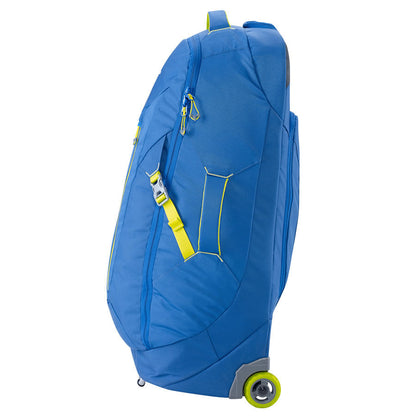 Caribee Stratosphere 75 Wheeled Trolley Bag Travel Pack Luggage Wheel Backpack 75L Sirius Blue