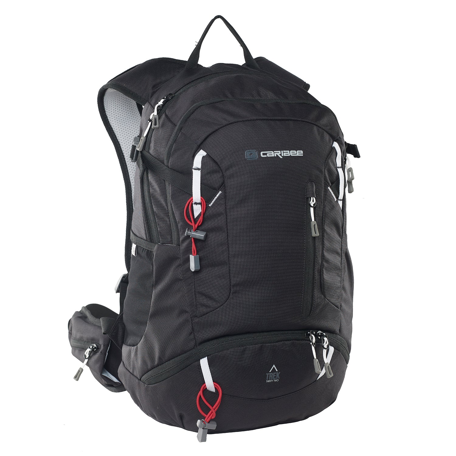 Caribee Trek 32L Adventure Trekking Pack Daypack Backpack Black