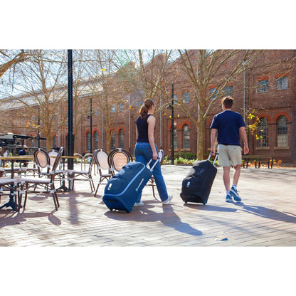 Caribee Adventure Hybrid Wheel Trolley Wheeled Travel Pack Backpack 70L Black