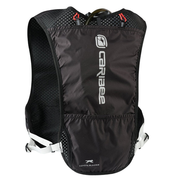 Caribee Coyote Runner 2L Hydration Running Vest Backpack Black