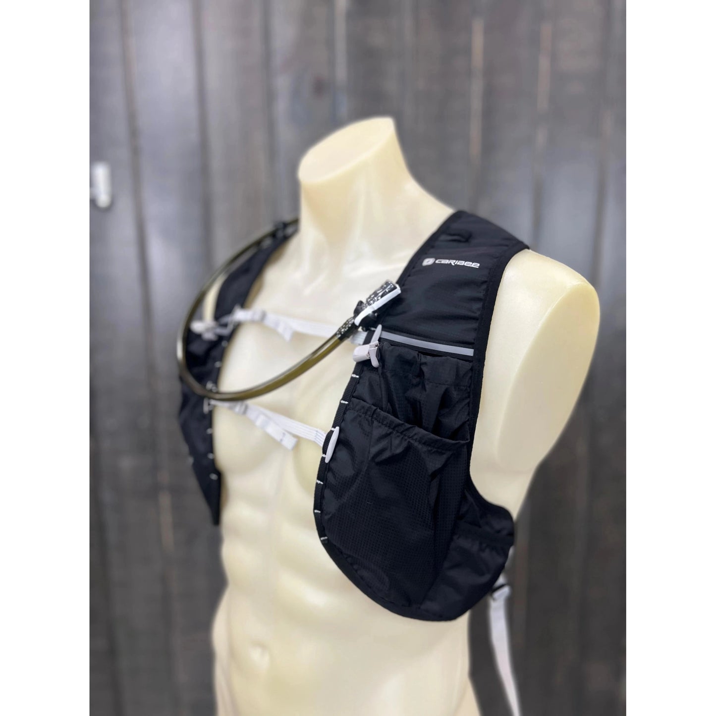 Caribee Coyote Runner 2L Hydration Running Vest Backpack (Black)