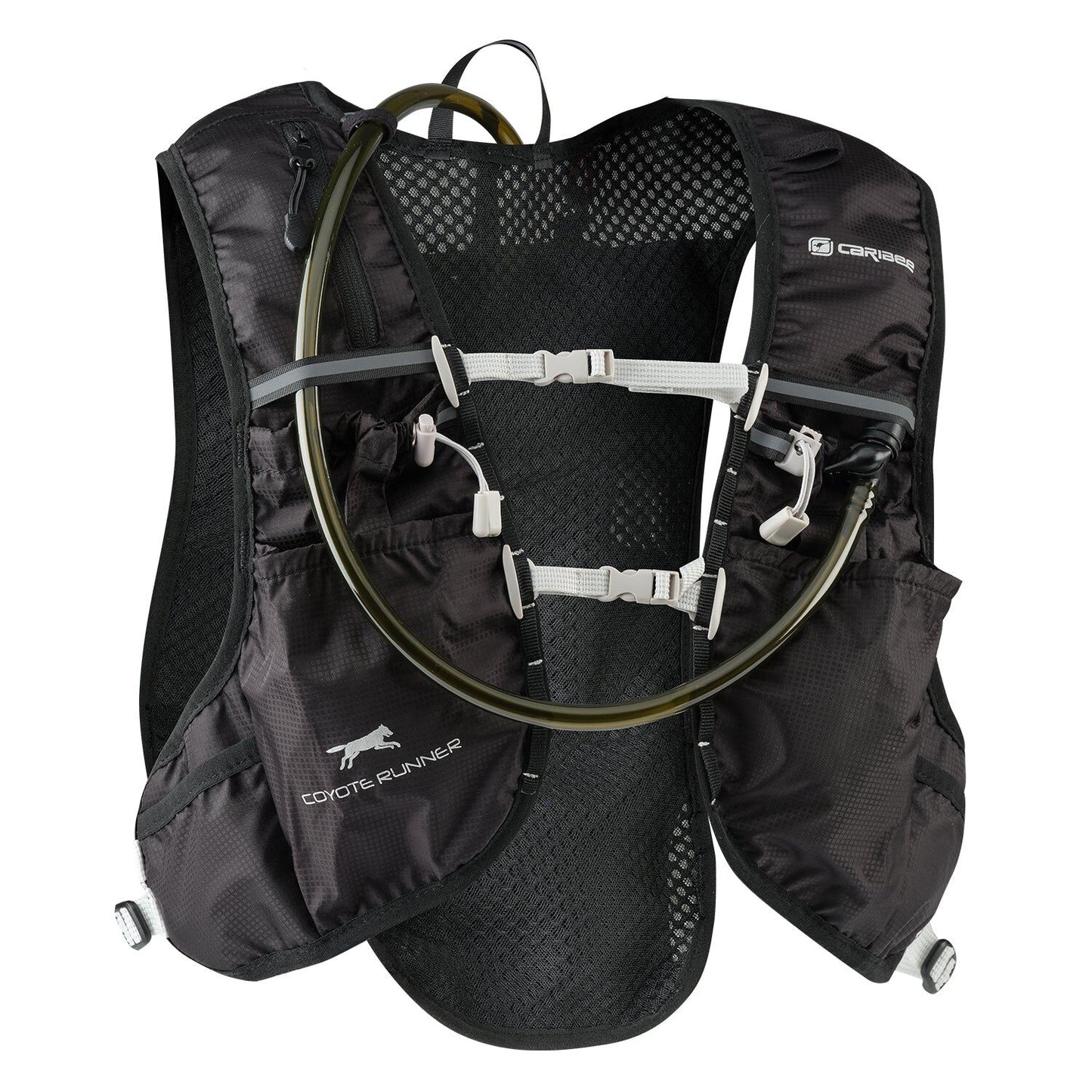 Caribee Coyote Runner 2L Hydration Running Vest Backpack (Black)