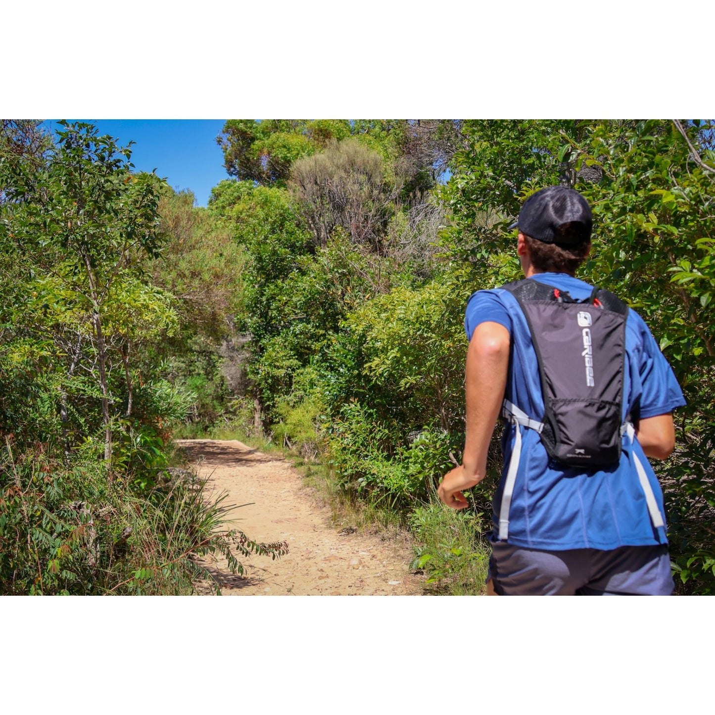 Caribee Coyote Runner 2L Hydration Running Vest Backpack (Black)