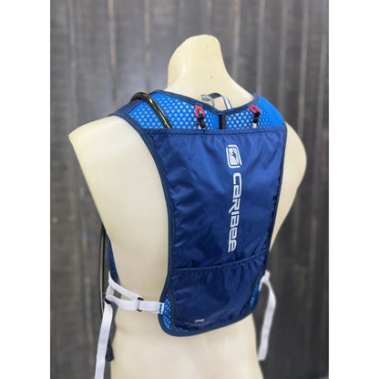 Caribee Coyote Runner 2L Hydration Running Vest Backpack (Navy/Hydro Blue)