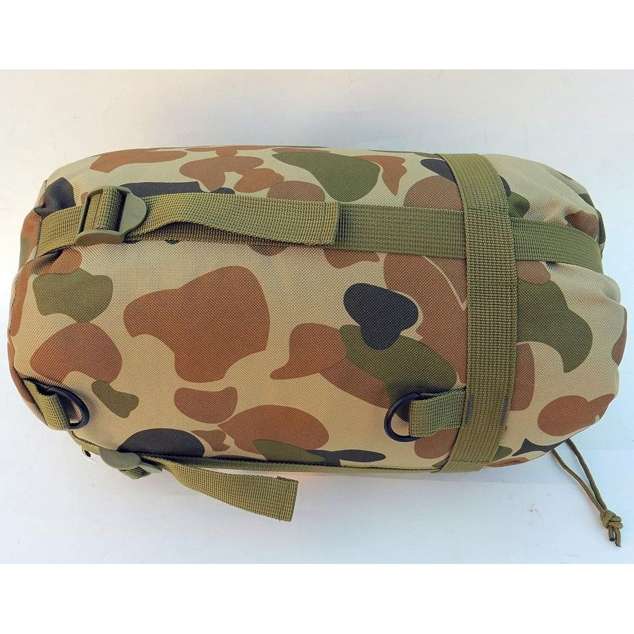 Caribee Deploy 1300 Auscam Camo Compact 0°C Single Sleeping Bag 220 x 80 cm Camouflage