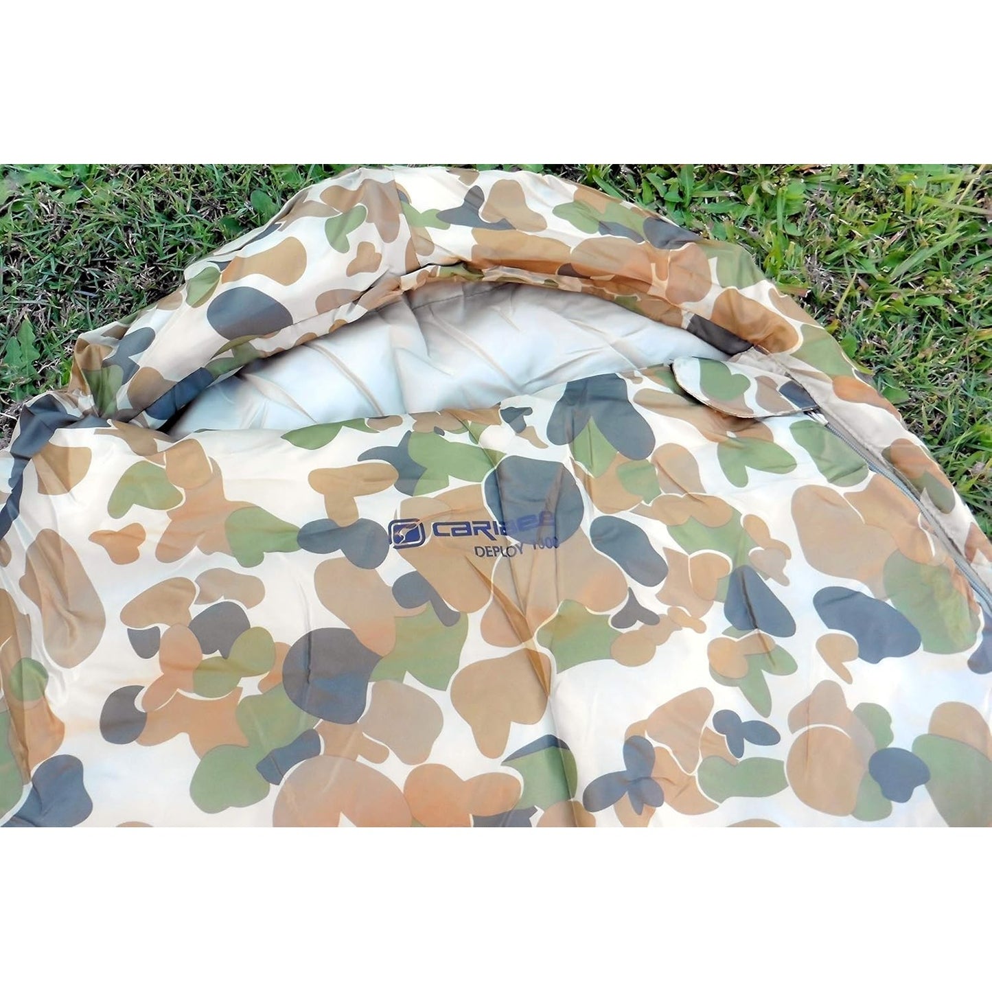 Caribee Deploy 1300 Auscam Camo Compact 0°C Single Sleeping Bag 220 x 80 cm Camouflage