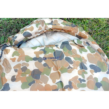 Caribee Deploy 1300 Auscam Camo Compact 0°C Single Sleeping Bag 220 x 80 cm Camouflage