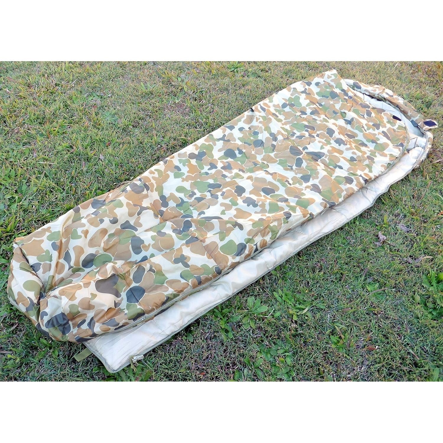Caribee Deploy 1300 Auscam Camo Compact 0°C Single Sleeping Bag 220 x 80 cm Camouflage