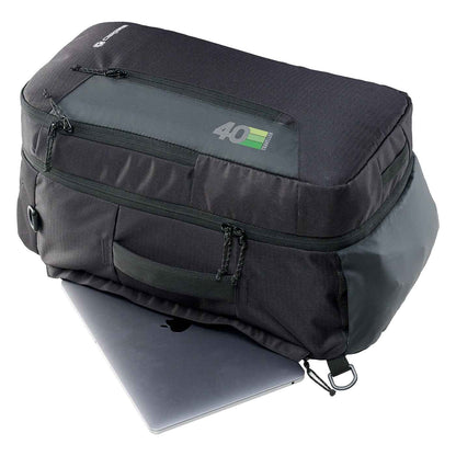 Caribee Traveller 40 Carry-On Backpack Travel Bag 40L Black
