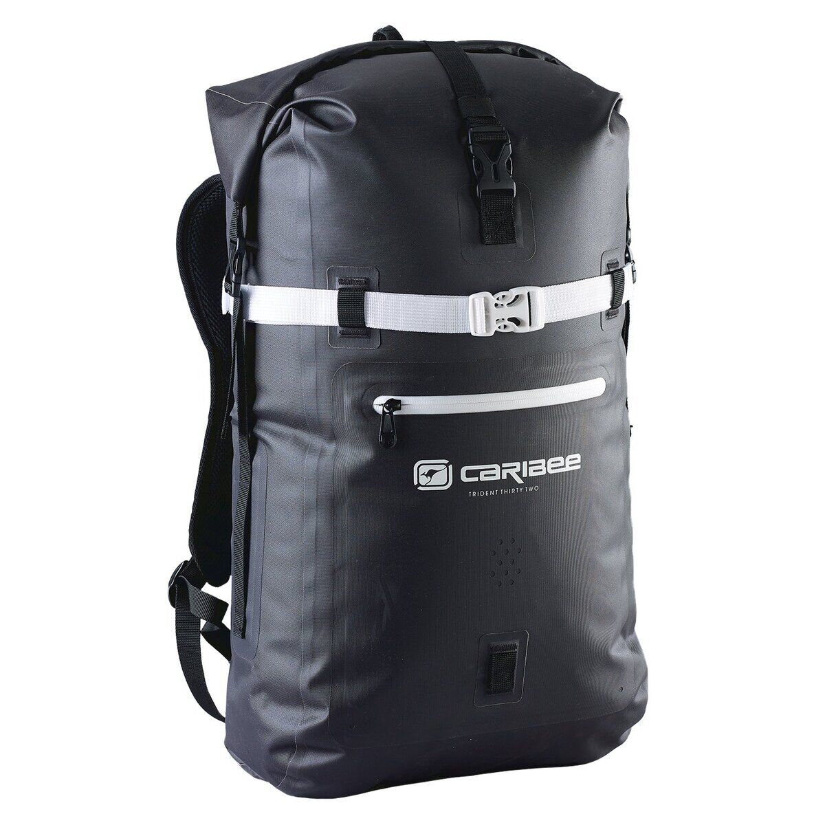 Caribee Trident 2.0 Waterproof Outdoor Adventure Backpack 30L Black/White