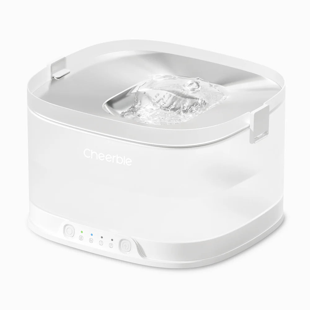 Cheerble Elfin D1 Pro Wireless Pet Water Fountain for Dogs 4L Battery & USB-C DC 5V Powered