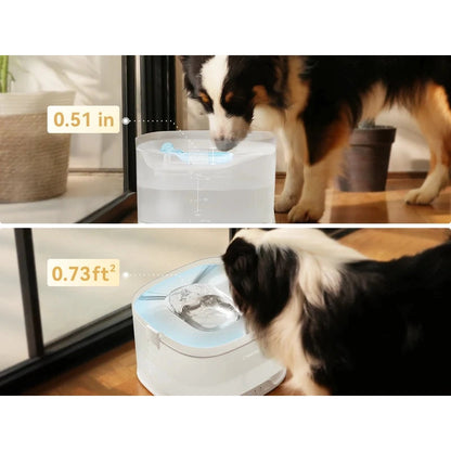 Cheerble Elfin D1 Pro Wireless Pet Water Fountain for Dogs 4L Battery & USB-C DC 5V Powered