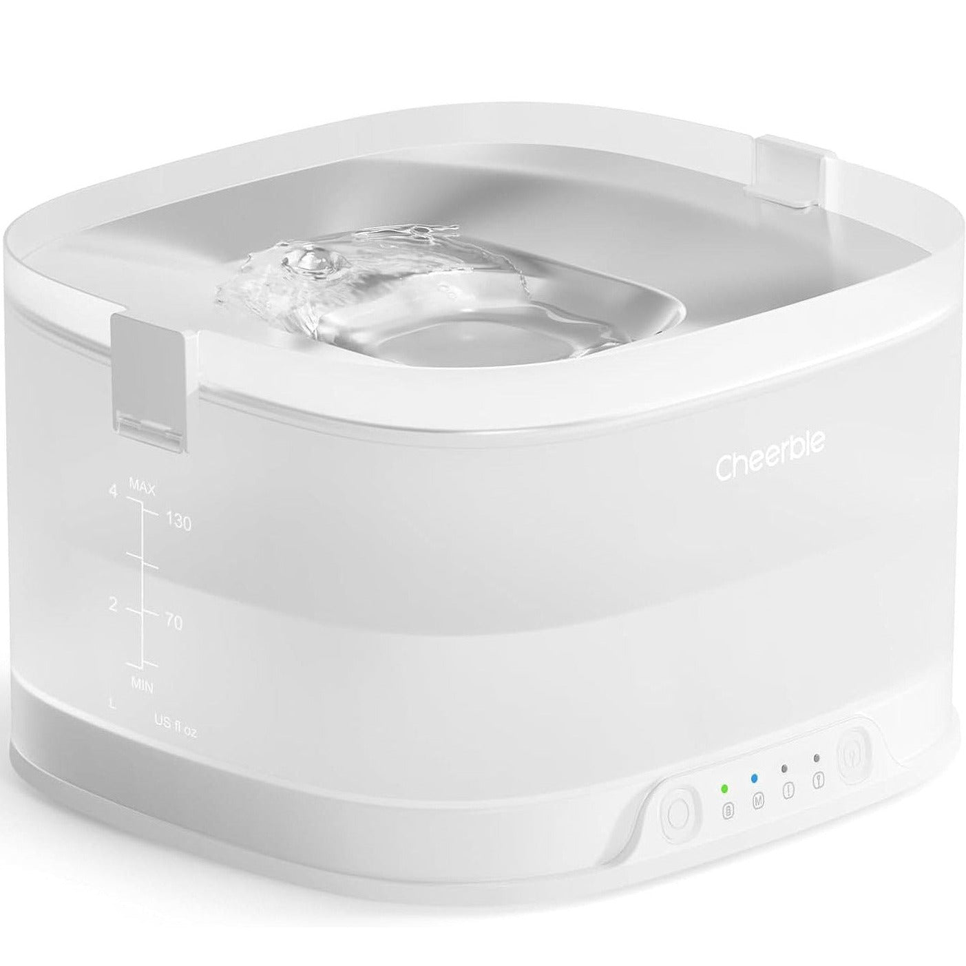 Cheerble Elfin D1 Pro Wireless Pet Water Fountain for Dogs 4L Battery & USB-C DC 5V Powered
