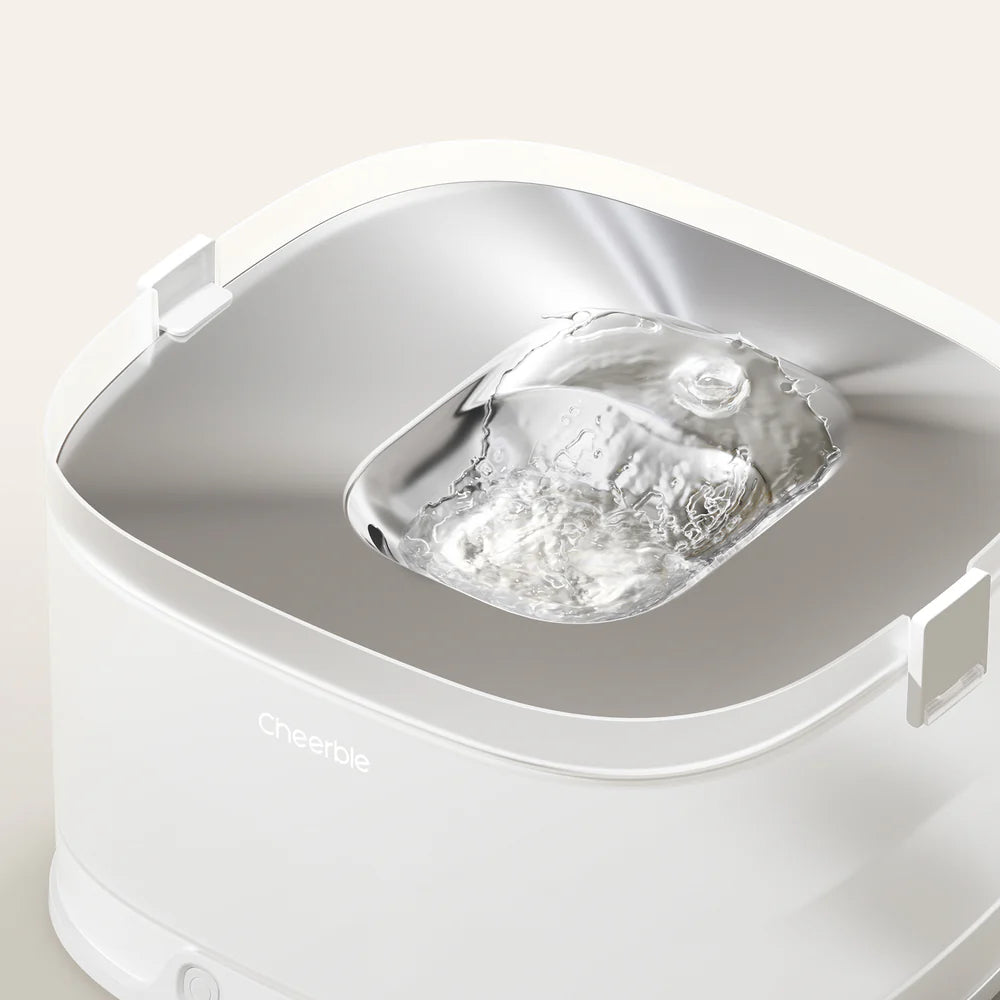 Cheerble Elfin D1 Pro Wireless Pet Water Fountain for Dogs 4L Battery & USB-C DC 5V Powered