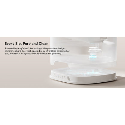 Cheerble Elfin D1 Pro Wireless Pet Water Fountain for Dogs 4L Battery & USB-C DC 5V Powered