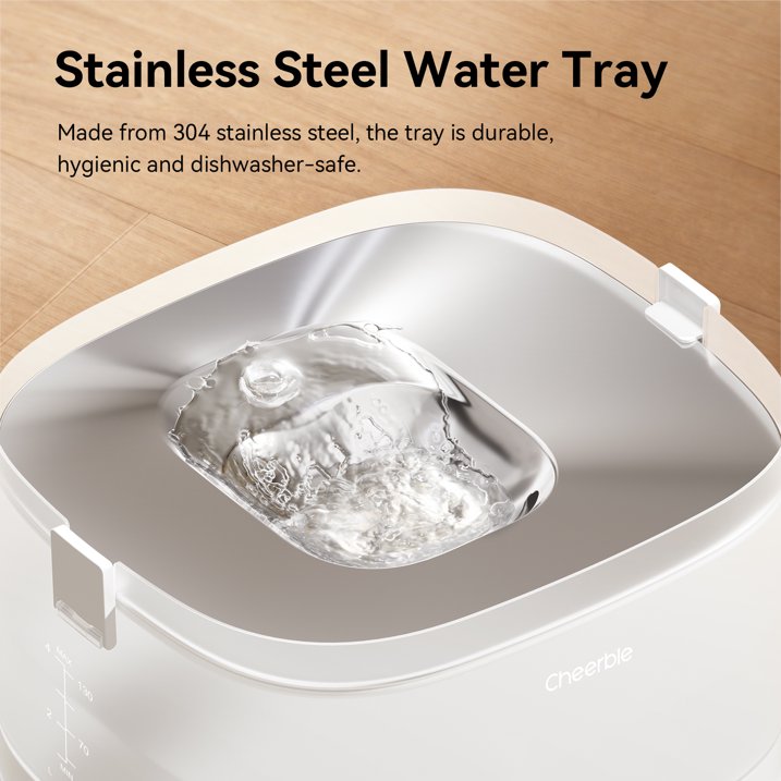 Cheerble Elfin D1 Pro Wireless Pet Water Fountain for Dogs 4L Battery & USB-C DC 5V Powered