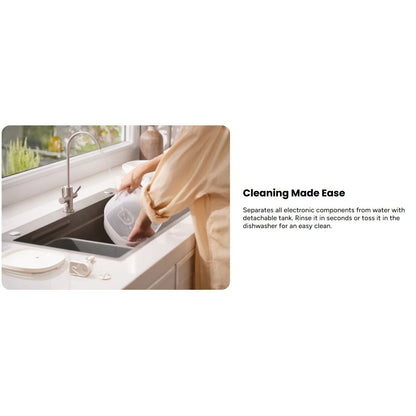 Cheerble Elfin E1 Lite Pet Water Fountain 2L for Cats and Dogs - USB DC 5V Powered White
