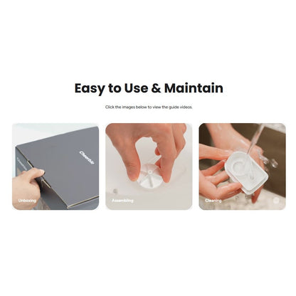 Cheerble Elfin E1+ Pet Water Fountain 2L Battery & USB DC 5V Powered