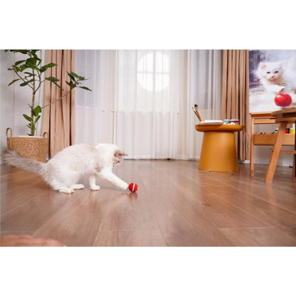 Cheerble M3 Mini Cat Ball Interactive Smart Cat Toy Vintage Red