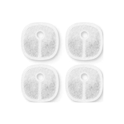 Cheerble Replacement Filter for Elfin E1 & E1+ Pet Water Fountain Filters 4-Pack