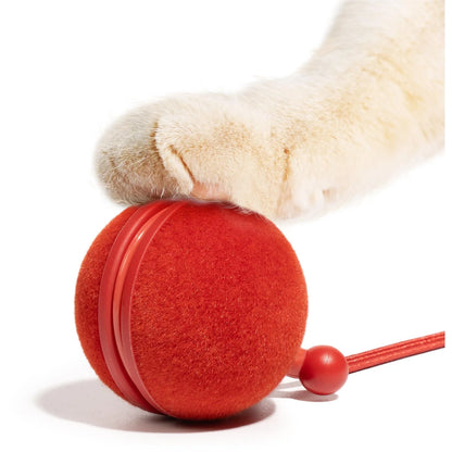 Cheerble Wicked Ball Duo 2 Interactive Smart Cat Toy Wickedball Vintage Red