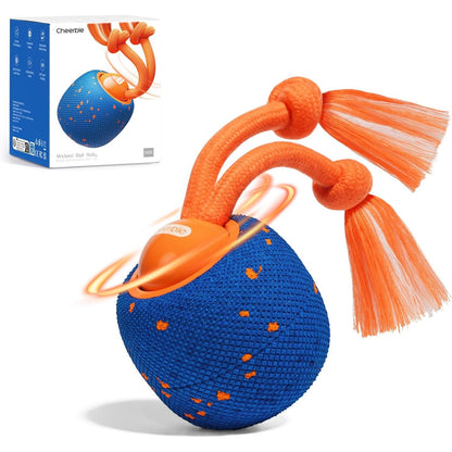 Cheerble Wicked Ball Rolly Interactive Dog Ball Smart Dog Toy Royal Blue