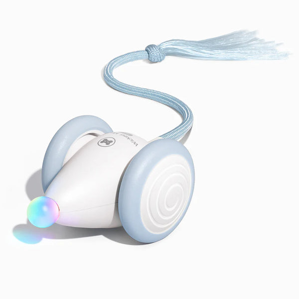 Cheerble Wicked Mouse Neo Interactive Smart Cat Toy Milky Blue