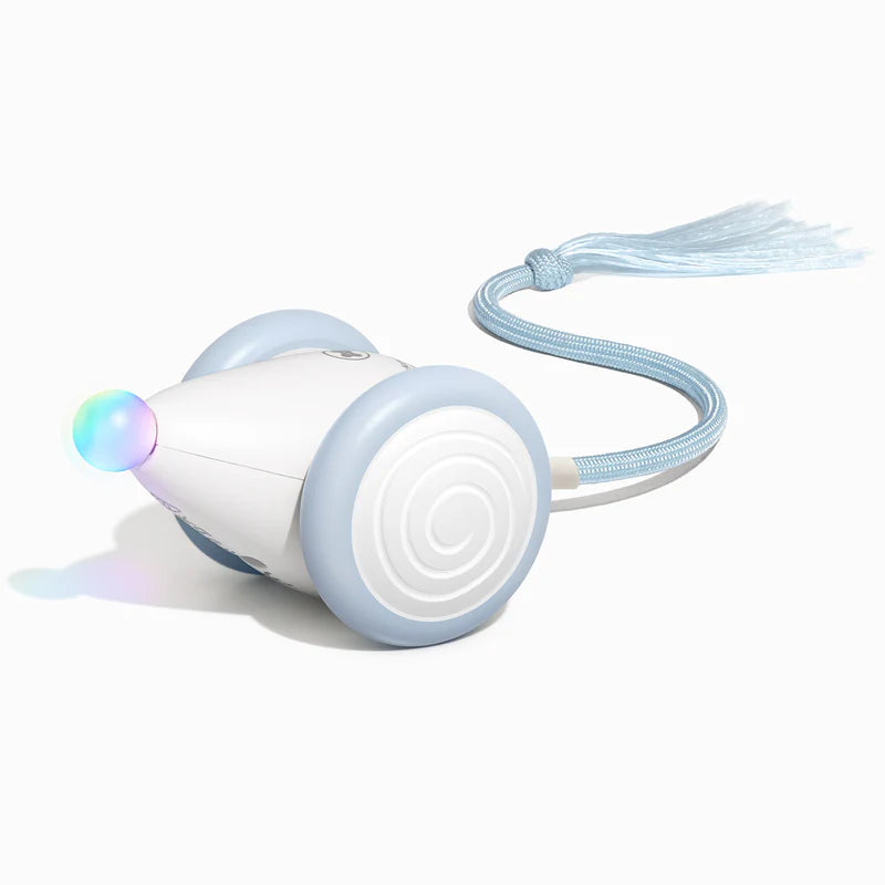 Cheerble Wicked Mouse Neo Interactive Smart Cat Toy Milky Blue