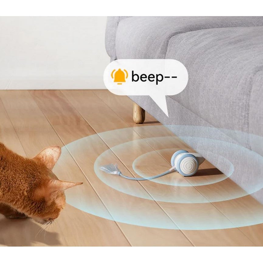 Cheerble Wicked Mouse Neo Interactive Smart Cat Toy Milky Blue