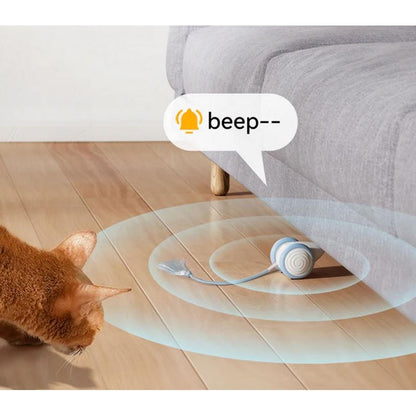 Cheerble Wicked Mouse Neo Interactive Smart Cat Toy Milky Blue