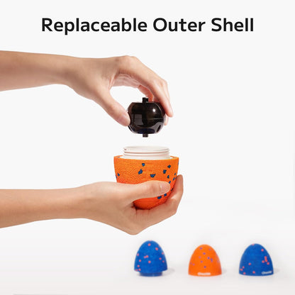 Cheerble Wicked Rugby Ball Interactive Dog Ball Smart Dog Toy Bright Orange