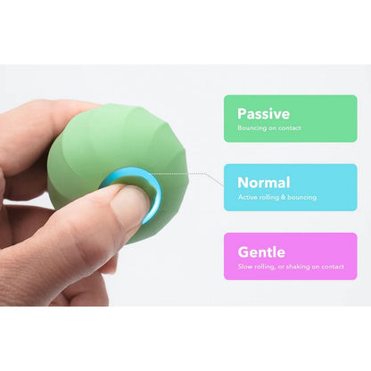 Cheerble M2 Mini Ice Cream Cat Ball Smart Cat Toy Strawberry Pink