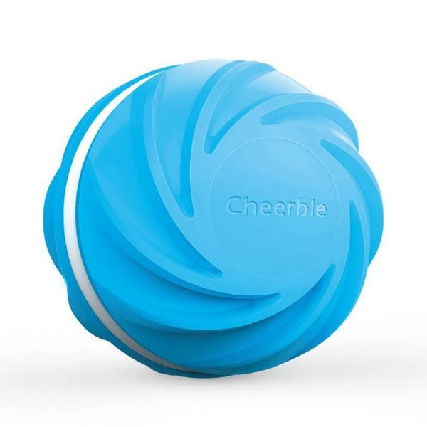 Cheerble Wicked Ball Cyclone All-Terrain Dog Ball Smart Dog Toy Blue