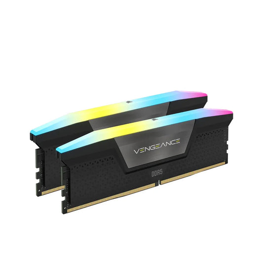 Corsair Vengeance RGB 6000Mhz 32GB (2x16GB) DDR5 DIMM XMP 3.0 Heatspreader (Black)