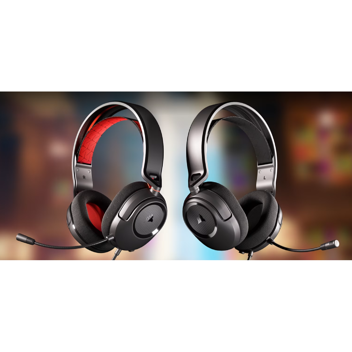 Corsair HS35 V2 Multiplatform Gaming Headset with 3.5mm Audio Jack Carbon