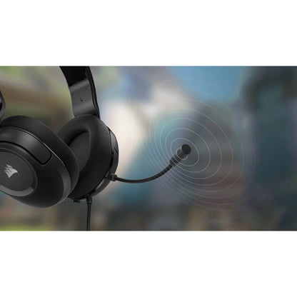 Corsair HS35 V2 Multiplatform Gaming Headset with 3.5mm Audio Jack Carbon