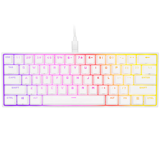 Corsair K65 RGB Mini 60% Mechanical Gaming Keyboard White