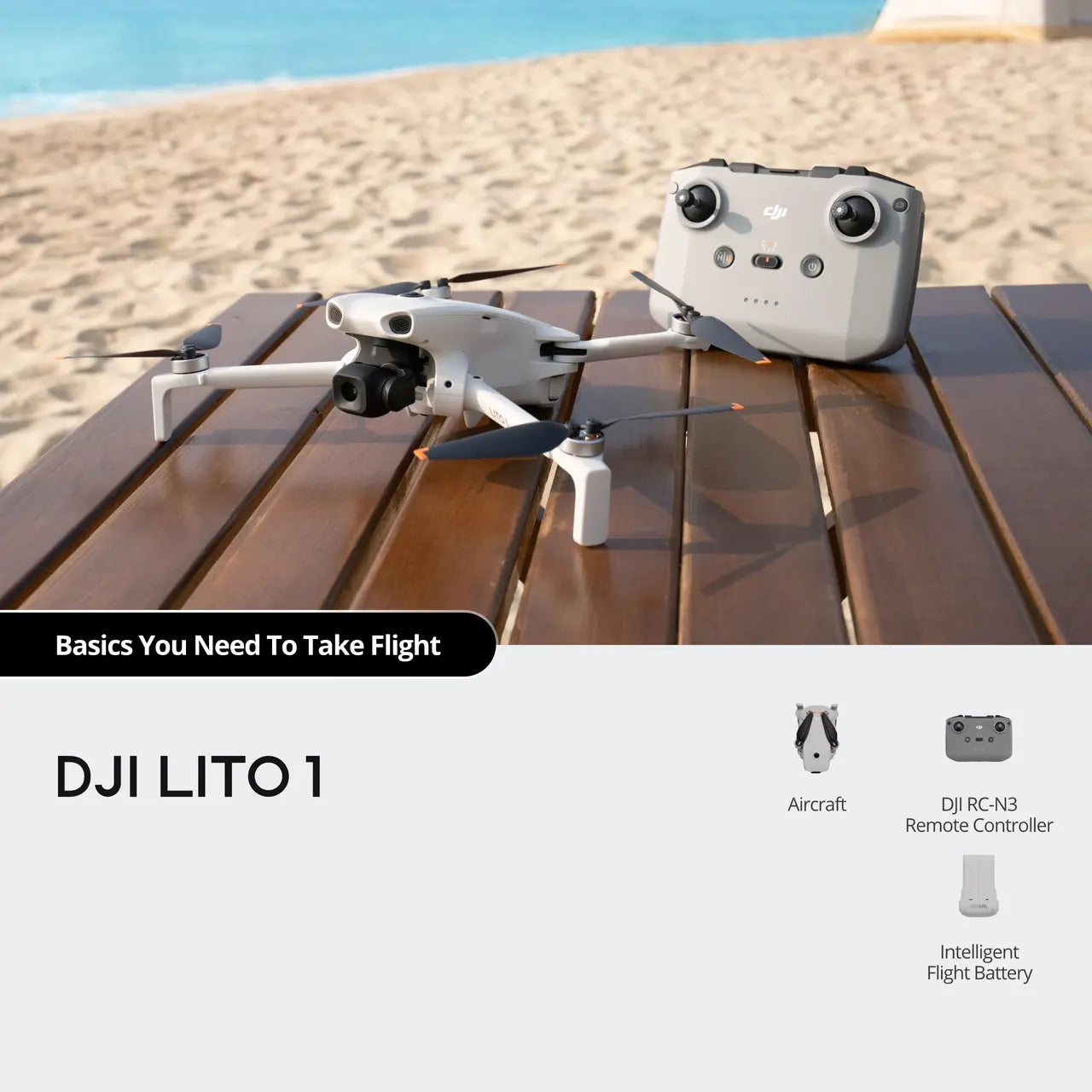 DJI Lito 1 Drone with DJI RC-N3 Remote Controller