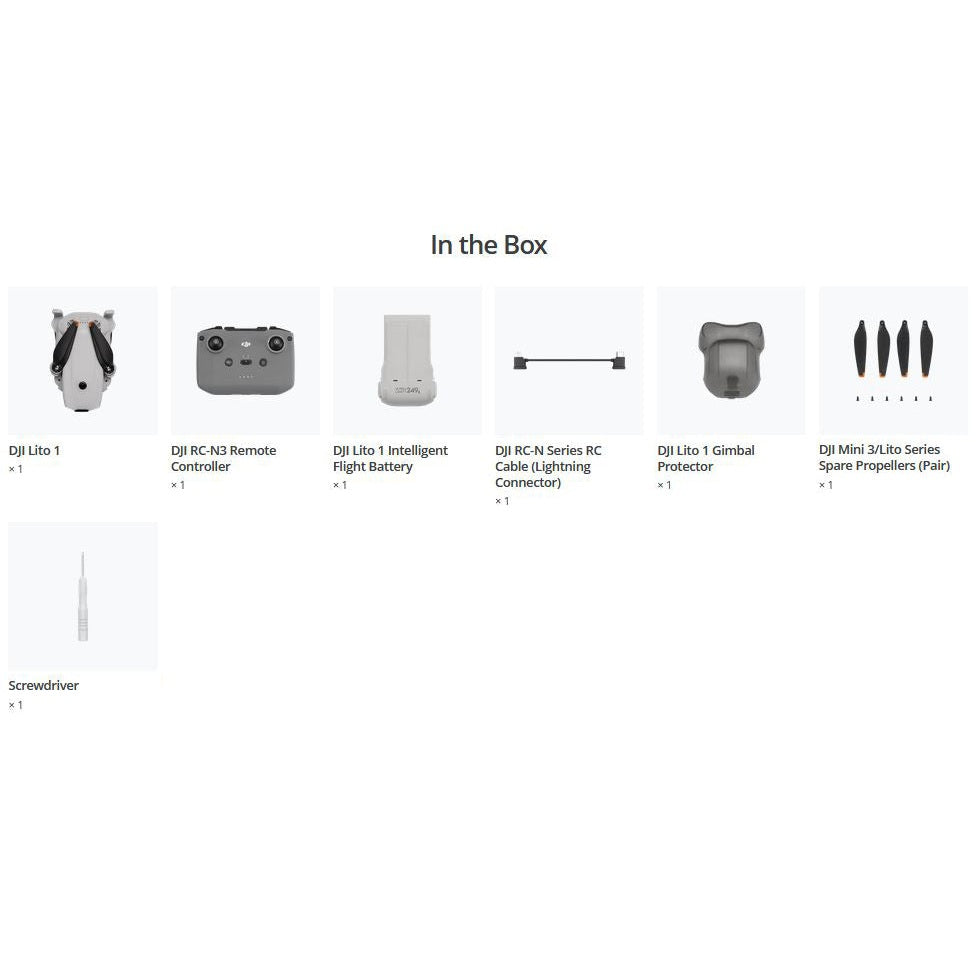 DJI Lito 1 Drone with DJI RC-N3 Remote Controller