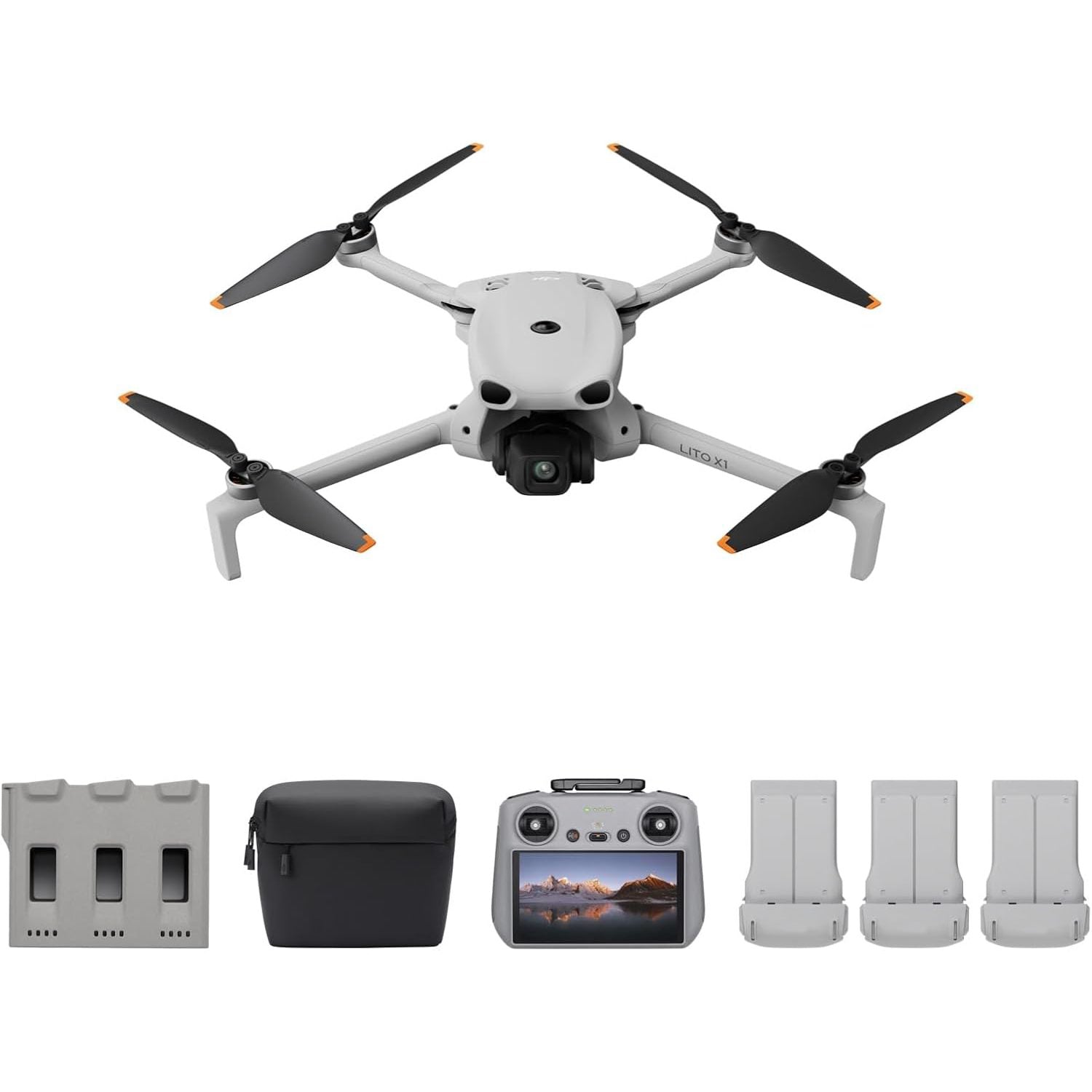 DJI Lito X1 Drone Fly More Combo PLUS with DJI RC 2 Remote Controller