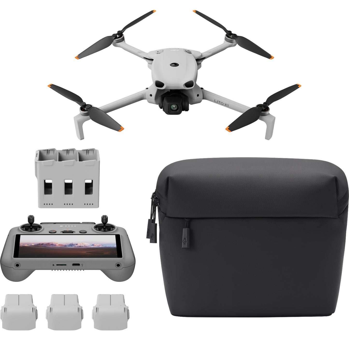 DJI Lito X1 Drone Fly More Combo PLUS with DJI RC 2 Remote Controller