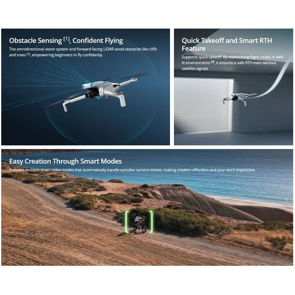 DJI Lito X1 Drone Fly More Combo with DJI RC 2 Remote Controller