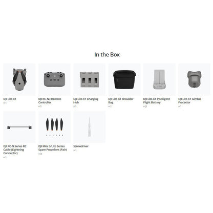 DJI Lito X1 Drone Fly More Combo with DJI RC-N3 Remote Controller