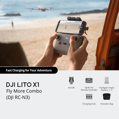 DJI Lito X1 Drone Fly More Combo with DJI RC-N3 Remote Controller