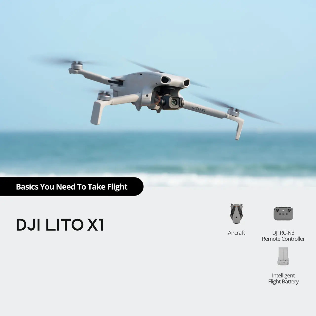 DJI Lito X1 Drone with DJI RC-N3 Remote Controller