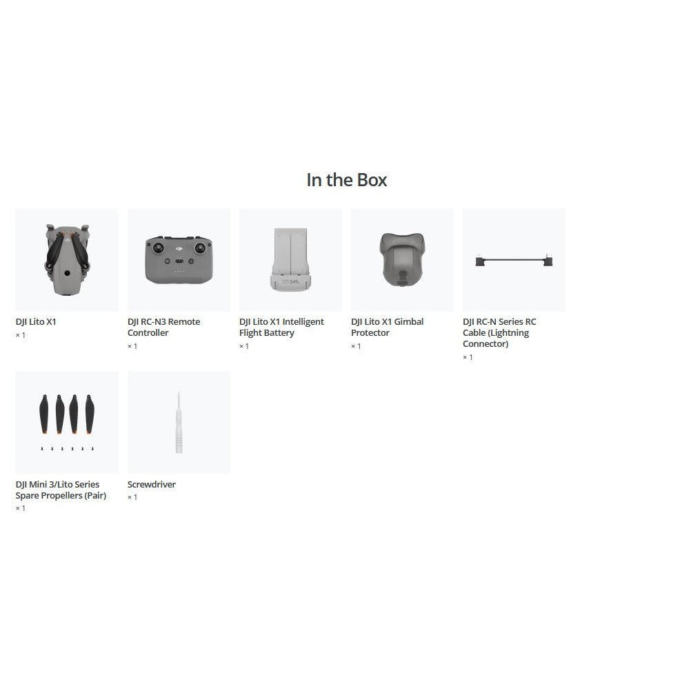 DJI Lito X1 Drone with DJI RC-N3 Remote Controller
